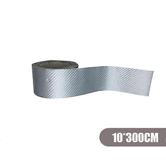 Motor Vehicle Parts 3D Carbon Fiber Carbon Fiber Sill Scuff Anti Scratch Threshold Car Sticker Door Sill Side Mirror Tape Waterproof Protection Film