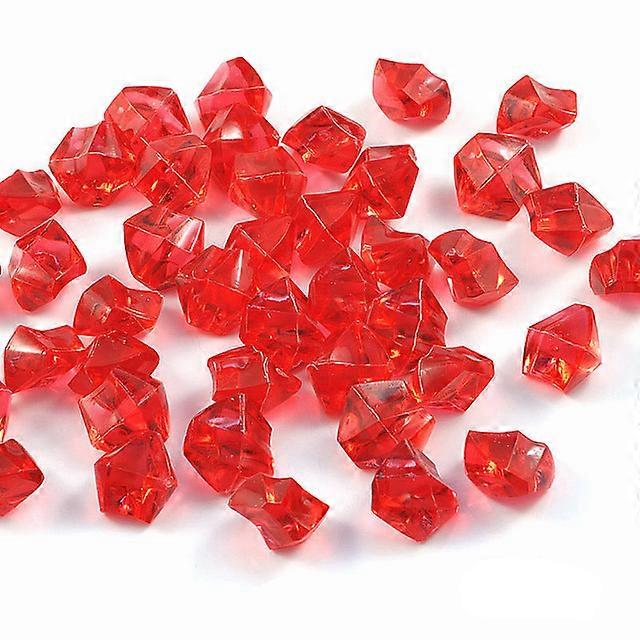 200PCS Fake Ice Rocks,Acrylic Gems Crystals Clear Rocks Plastic Diamonds Vase Centerpiece for Vase Fillers Party Table Scatter Wedding Food Display Mi