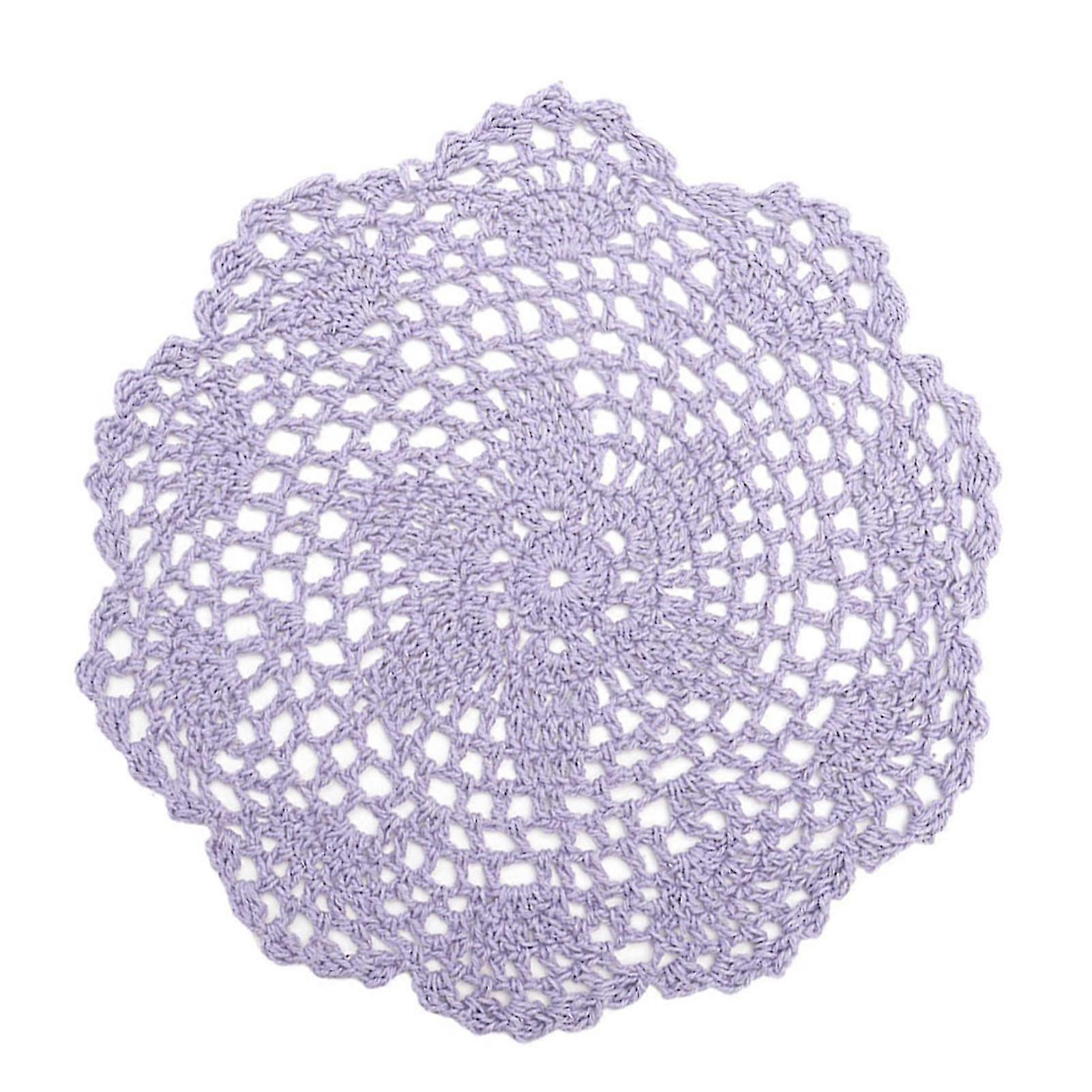 Sets de table de table au crochet faits à la main en coton en dentelle Oilies Tapis de table Centres de table pour table à manger