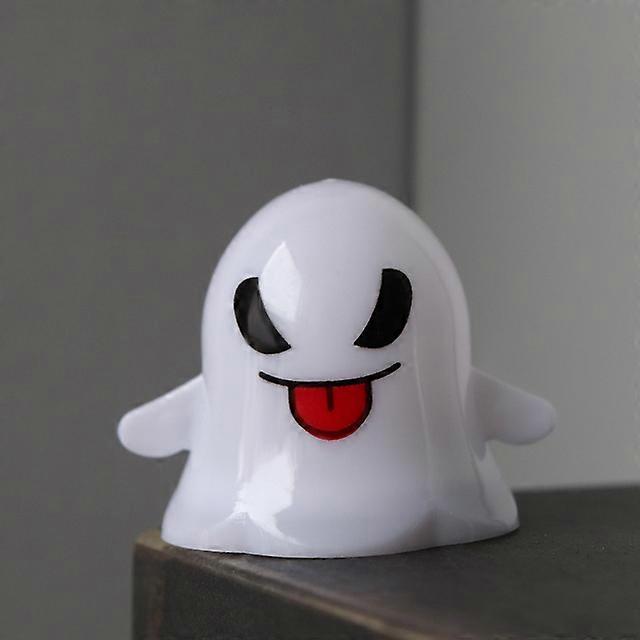 1Pcs Halloween Ghost Night Light LED Lamp Cute Expression Colorful Lantern Hanging Lights Outdoor Halloween Party Decoration