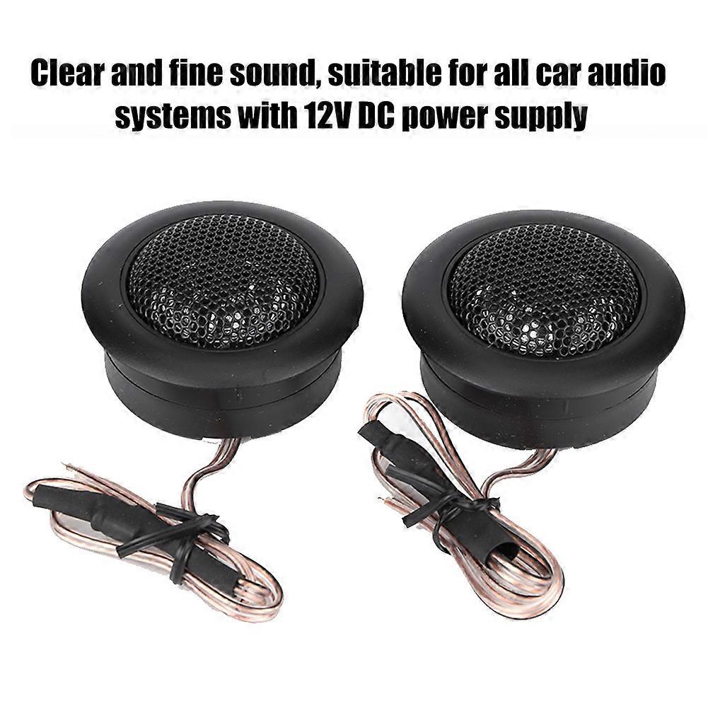 Pair of 12V 120W Car Mini Super Power Loud Dome Audio Speaker Tweeter ...