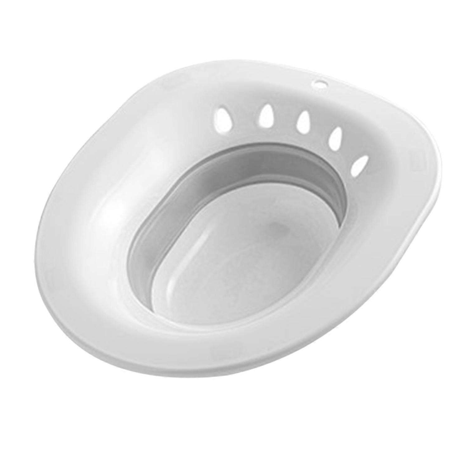 Sitz Bath for Toilet Collapsible Seat Sitz Foldable Squat Free Sitz Bath Folding Sitz Reusable Toilet Sitz Bath Tub Hip Basin for Patient Elderly Post