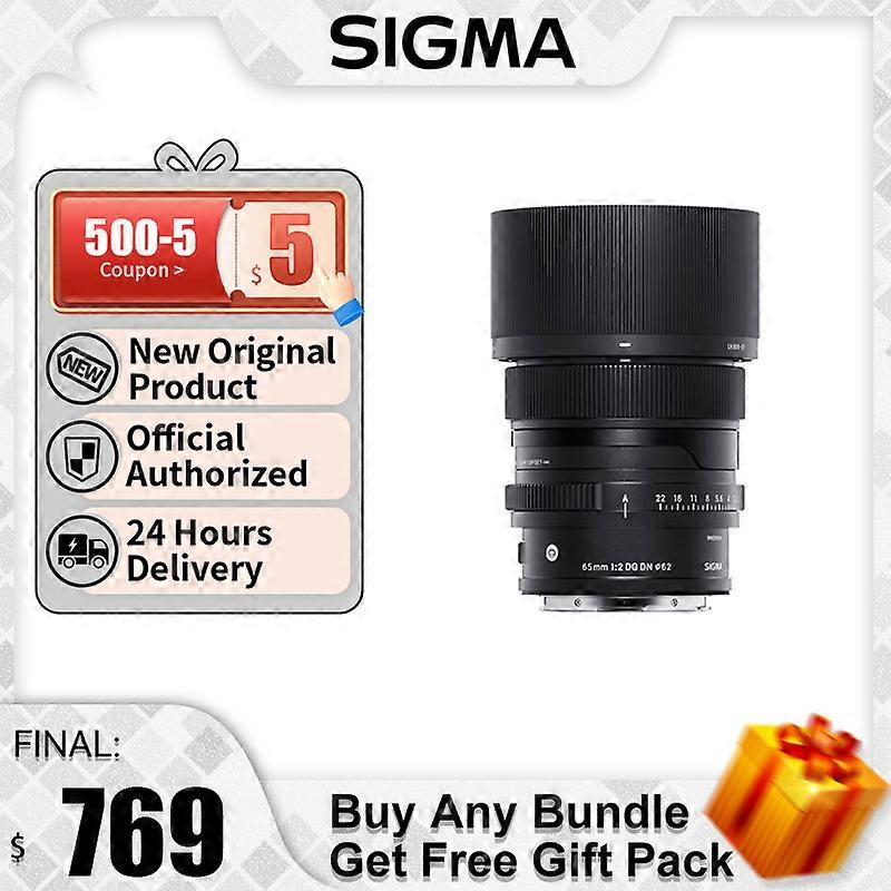 Redkid Sigma 65mm F2 DG DN Seri I kontemporer bingkai penuh mikro potret lensa fokus tunggal untuk S