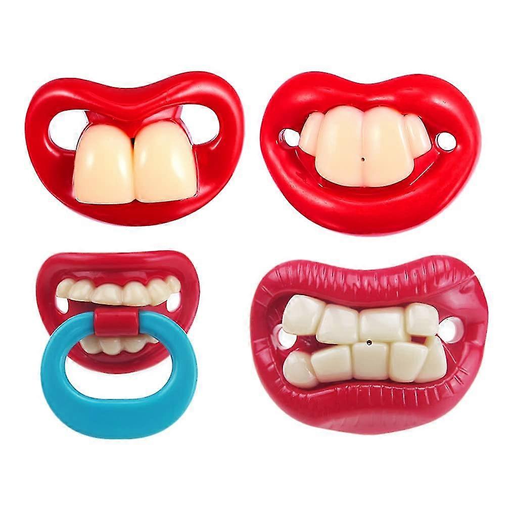 4pcs Baby Funny Pacifier