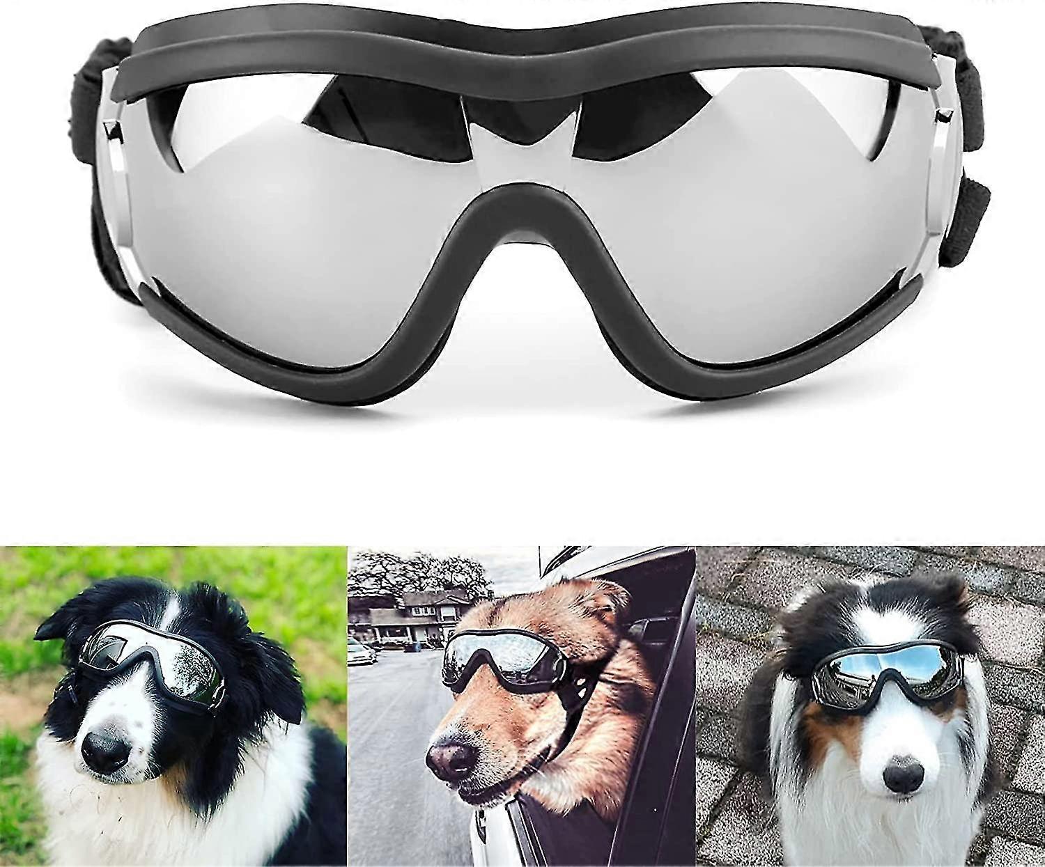Dog Goggles Uv Protection Waterproof Windproof Eye Protection For Large Medium Dogs