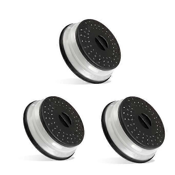 3-in-1 Mikrowellenabdeckung (schwarz)
