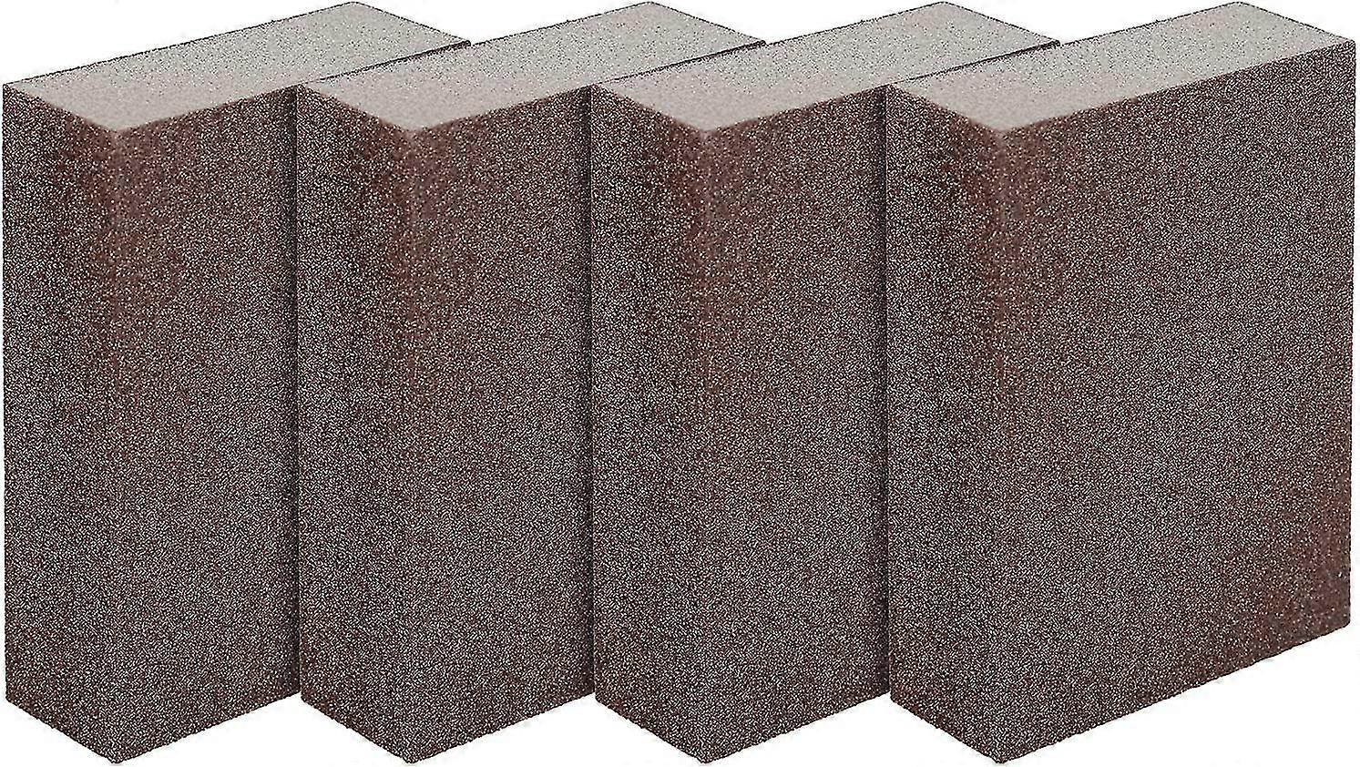 Set Of 4 Sanding Sponges/blocks For Wet And Dry Surfaces, Fine (240 To 320) Sanding