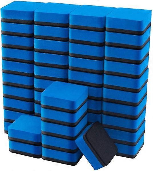 48-Pack Magnetic Whiteboard and Chalkboard Erasers for Classroom and Home