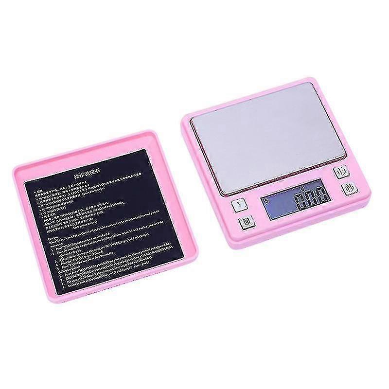 مجوهرات رقمية ميني جيب ميزان للذهب وزن غرام ميزان 200g/0.01g وردي