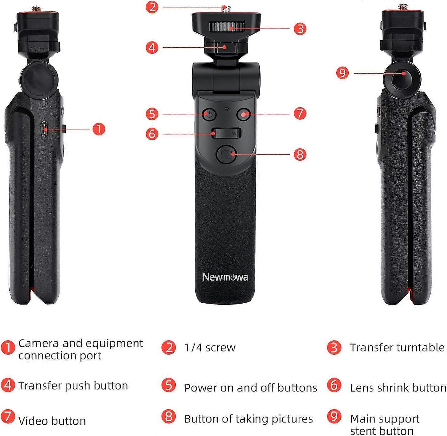 Lightweight Portable Remote Control Mini Tripod Handheld Shooting