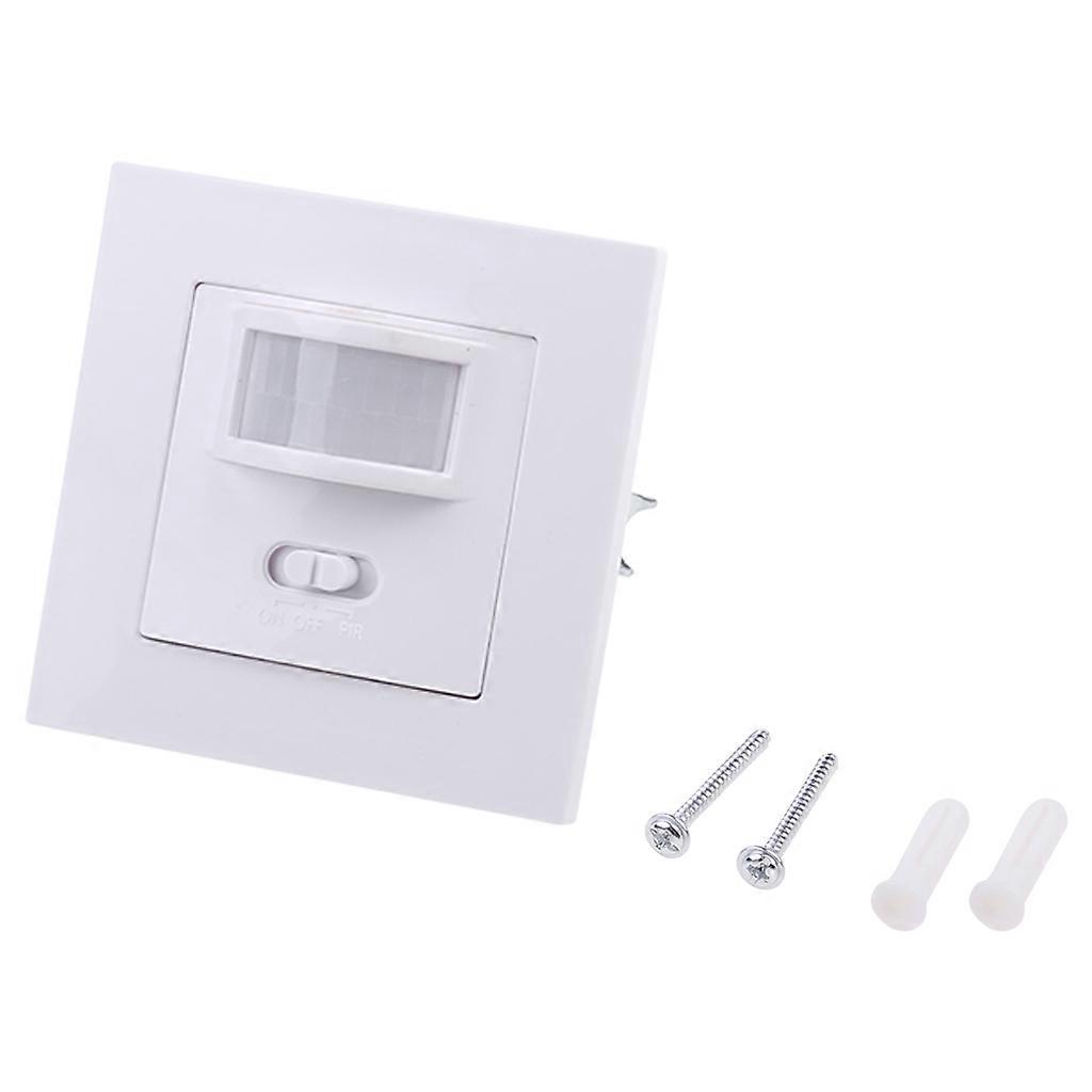 220-240V AC Wall Mounted 9m Automatic PIR Infrared LED Motion Sensor Switch