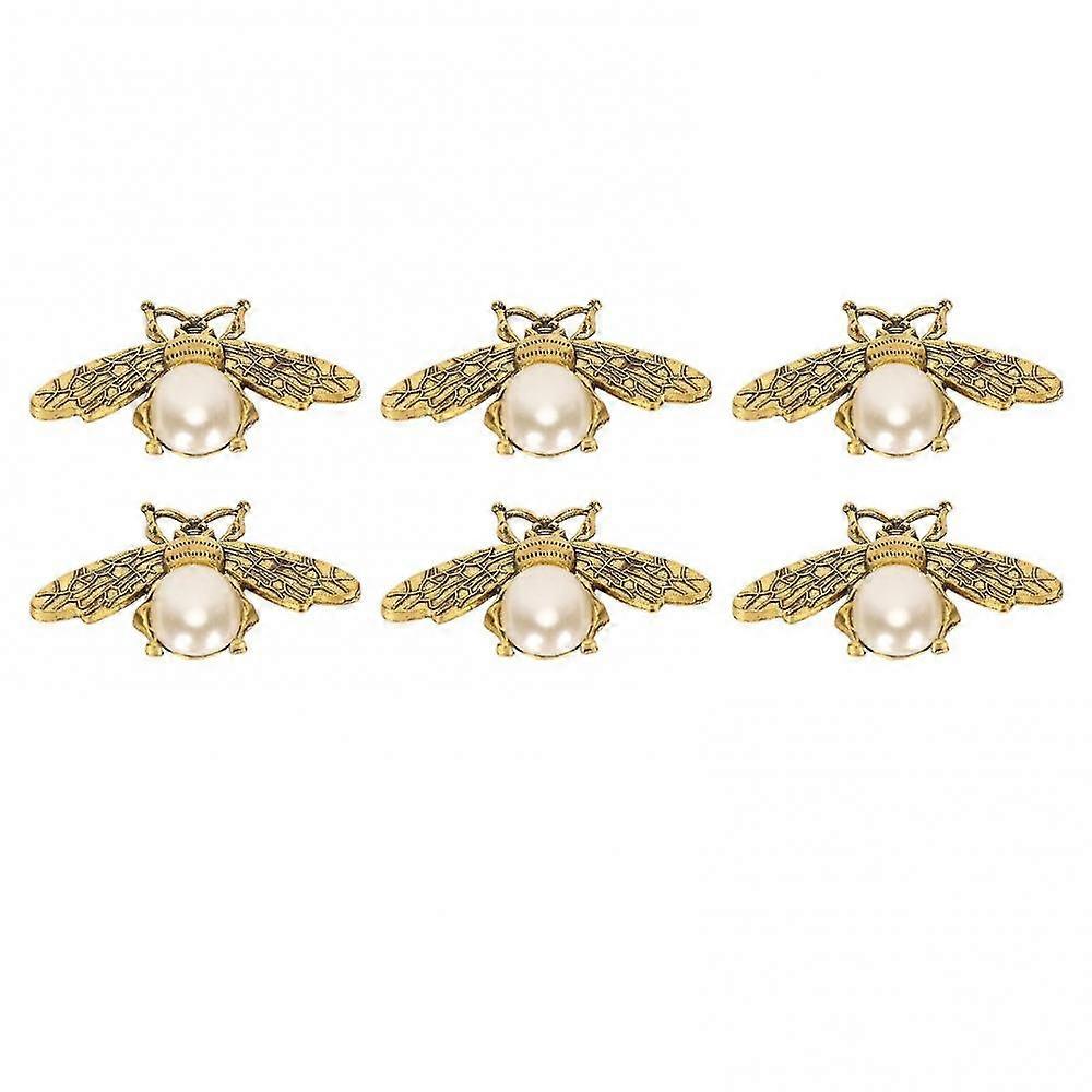 Shoe Clips Detachable Bee Shape Decorative Buckles for High Heels Sandals Set of 6