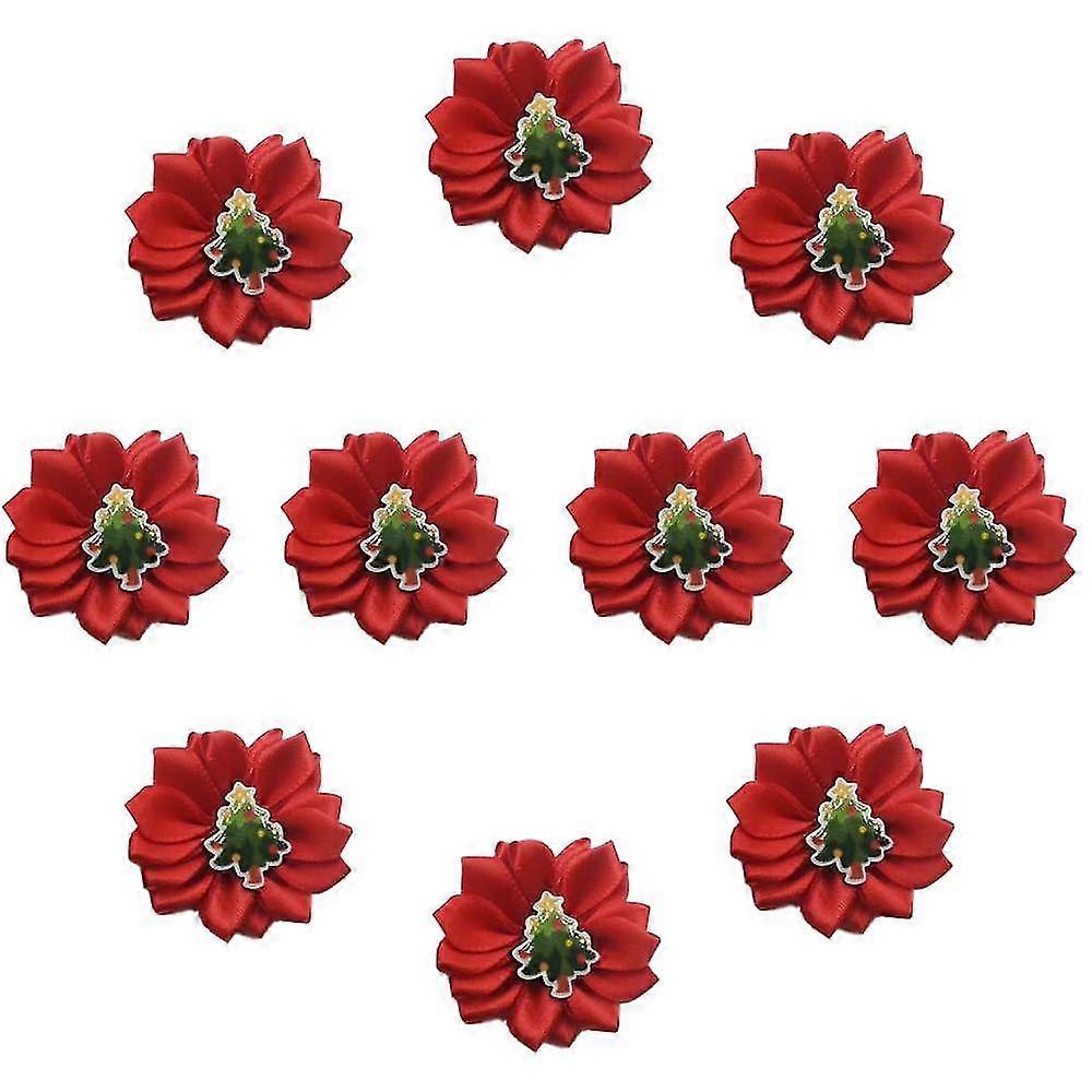 pcs Dog Hair Bows With Rubber