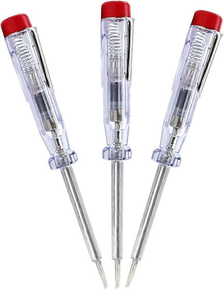 3 Current and Voltage Tester, Multitool with Screwdriver and Phase Tester, Electrical Accessories (003 pcs - Voltage Tester)