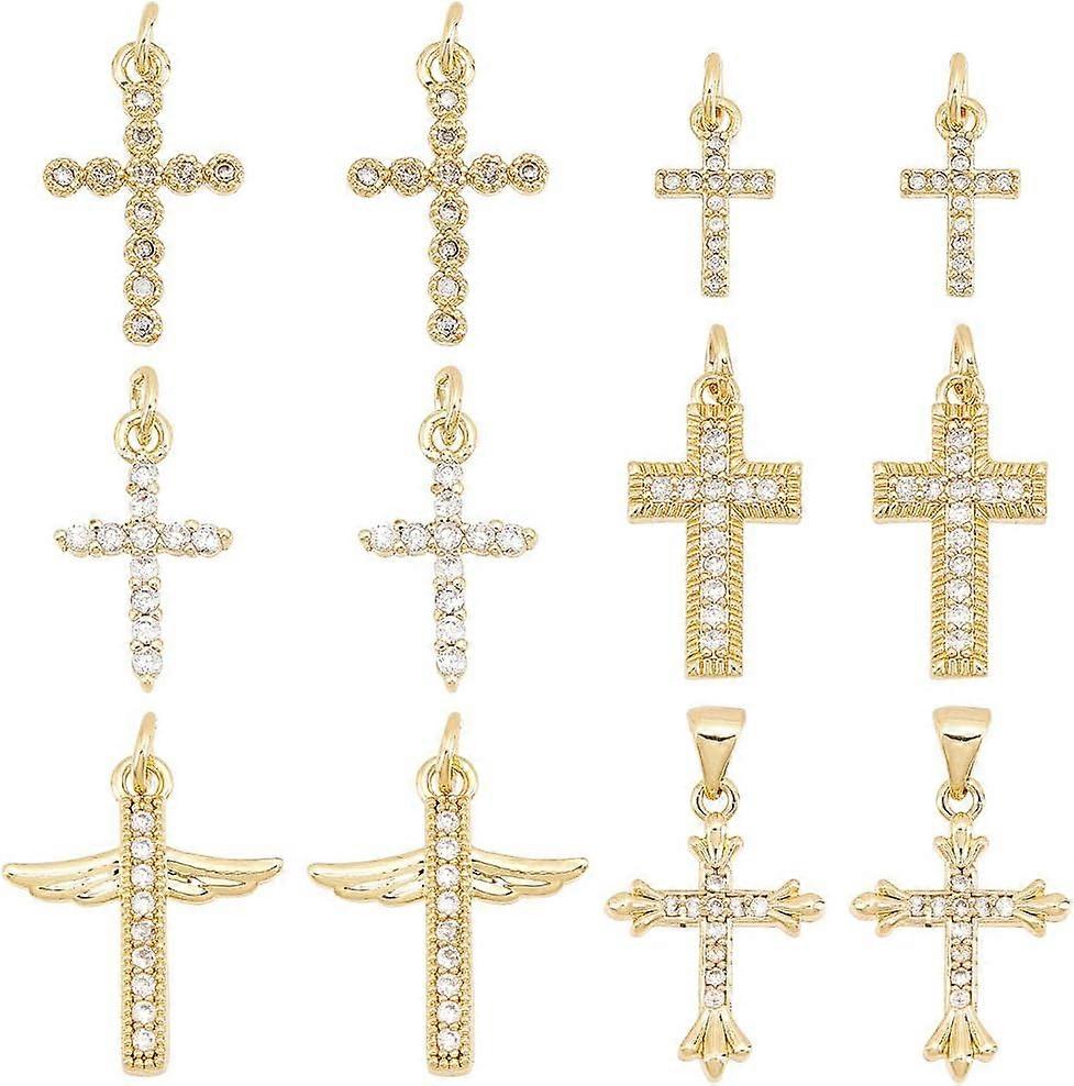 Cubic Zirconia Heart Pendants Charms