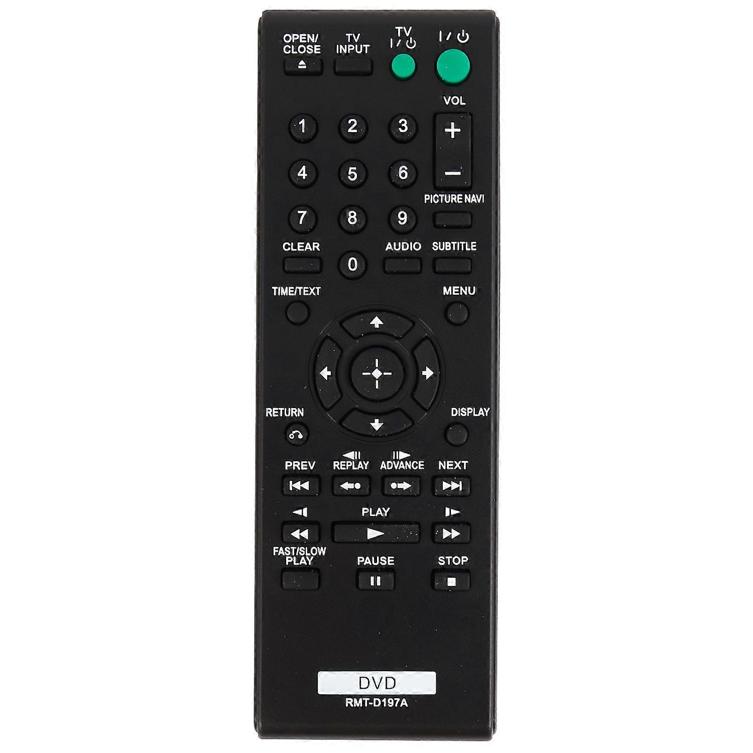 -D197A Smart Remote Control for Dvd Dvp-Sr210 Dvp-Sr210P Dvp-Sr510H Dvp-Sr510