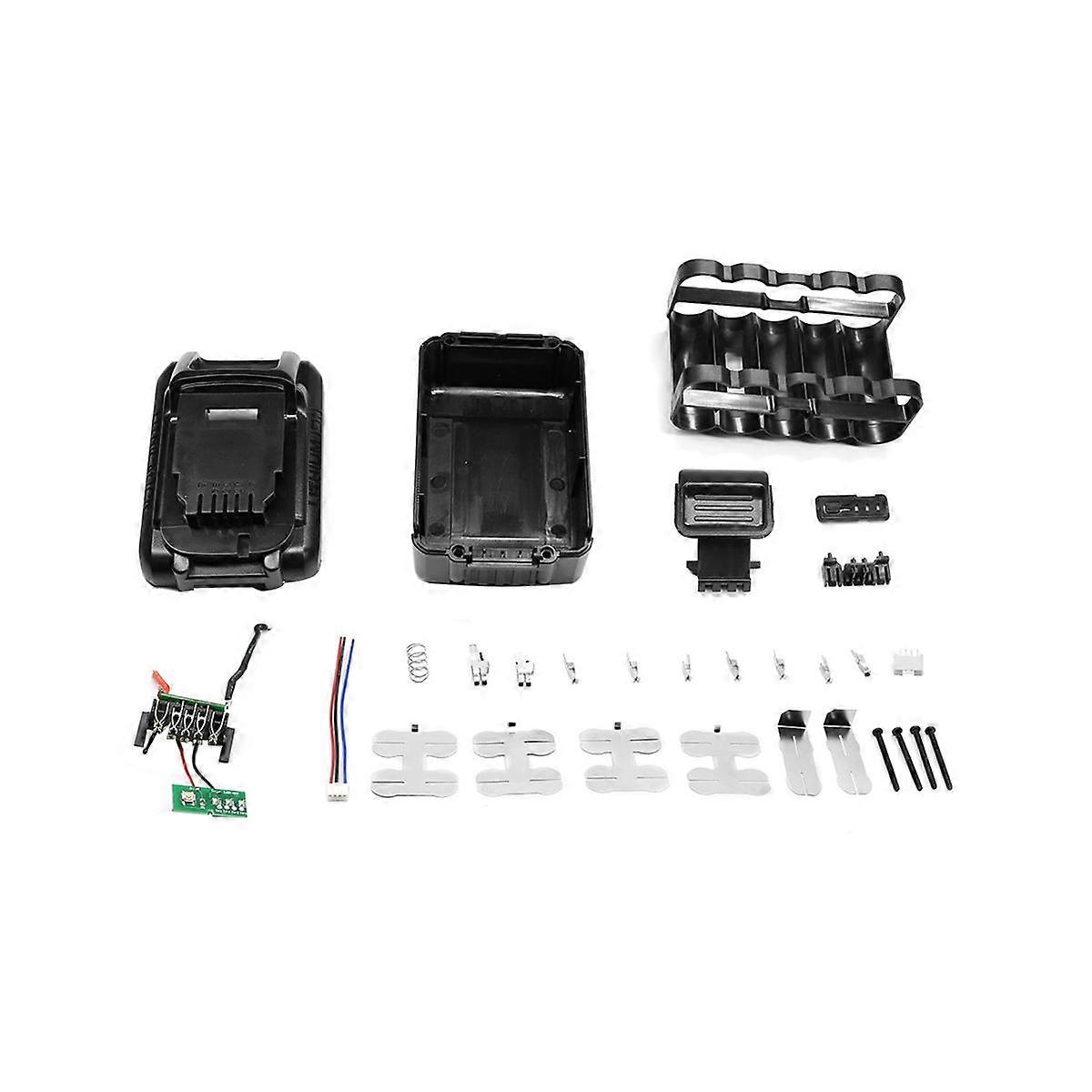 DCB206 Protective Board+Plastic Case for DCB206 20V 21700 Lithium Battery 10 Core Circuit Board Cas