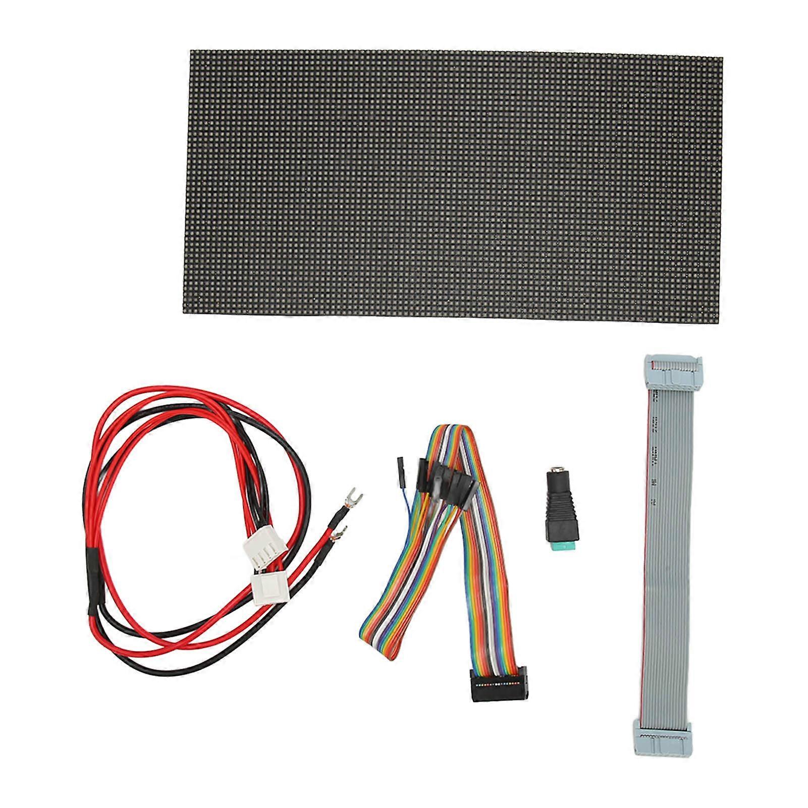 RGB-Vollfarb-LED-Matrix-Panel 96x48 5V 4A Helligkeit einstellbar 2,5 mm Raster biegsames LED-Matrix-Display für Raspberry Pi Pico