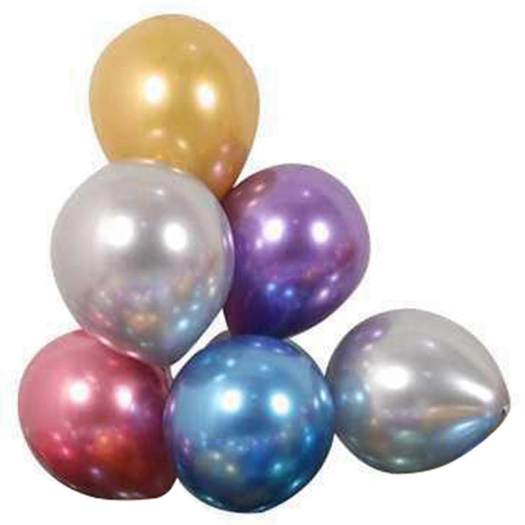 100 Pcs Mixed Thick Balloons Set For Decorating Party Birth  A