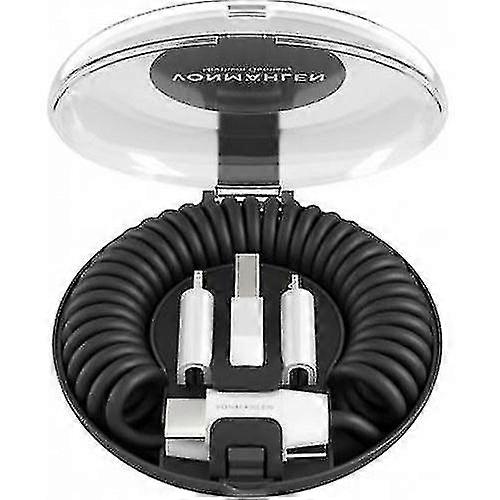 Câble Lightning USB A C/micro USB C tout-en-un - 3A Allroundo