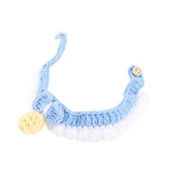 Duck Collar Adjustable Neckerchief Clothing Accessories for Christmas and Birthday Light Blue M