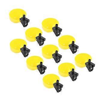 Automatic Bird Waterer 10Pcs Large Capacity PP Material Drinker for Chicken Quail