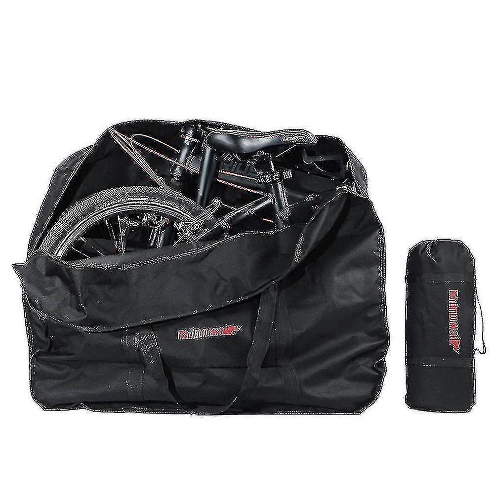 20 بوصة للماء قابلة للطي بيك الناقل دراجة نقل حقيبة تخزين غطاء الغبار أسود