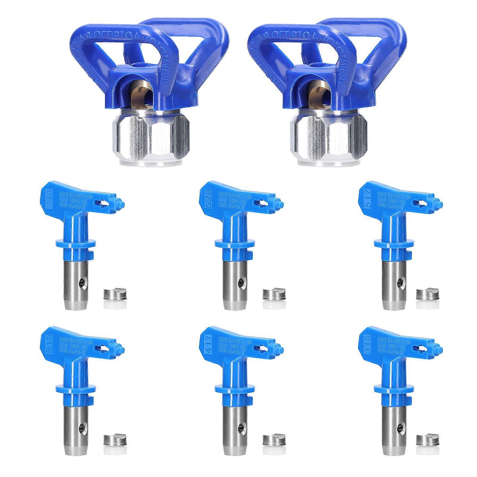 Airless Paint Nozzles Set Reversible Spraying Machine Tips Airless Paint Sprayer Nozzle Kit Airless Sprayer Spraying Machine