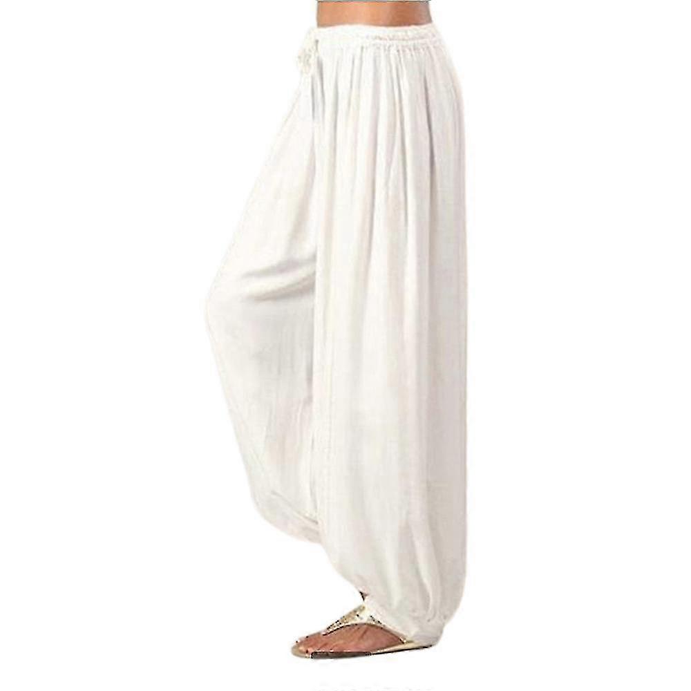 2023-plus Taille Femmes Baggy Harem Pantalon Élastiqué Alibaba Hippie Pantalon-1