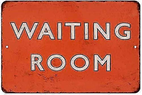 Presente de Reprodução Retro Vintage para Sala de Espera 8x12 Polegadas OU 12x16 Polegadas Modo Metal de Alto Brilho 4891