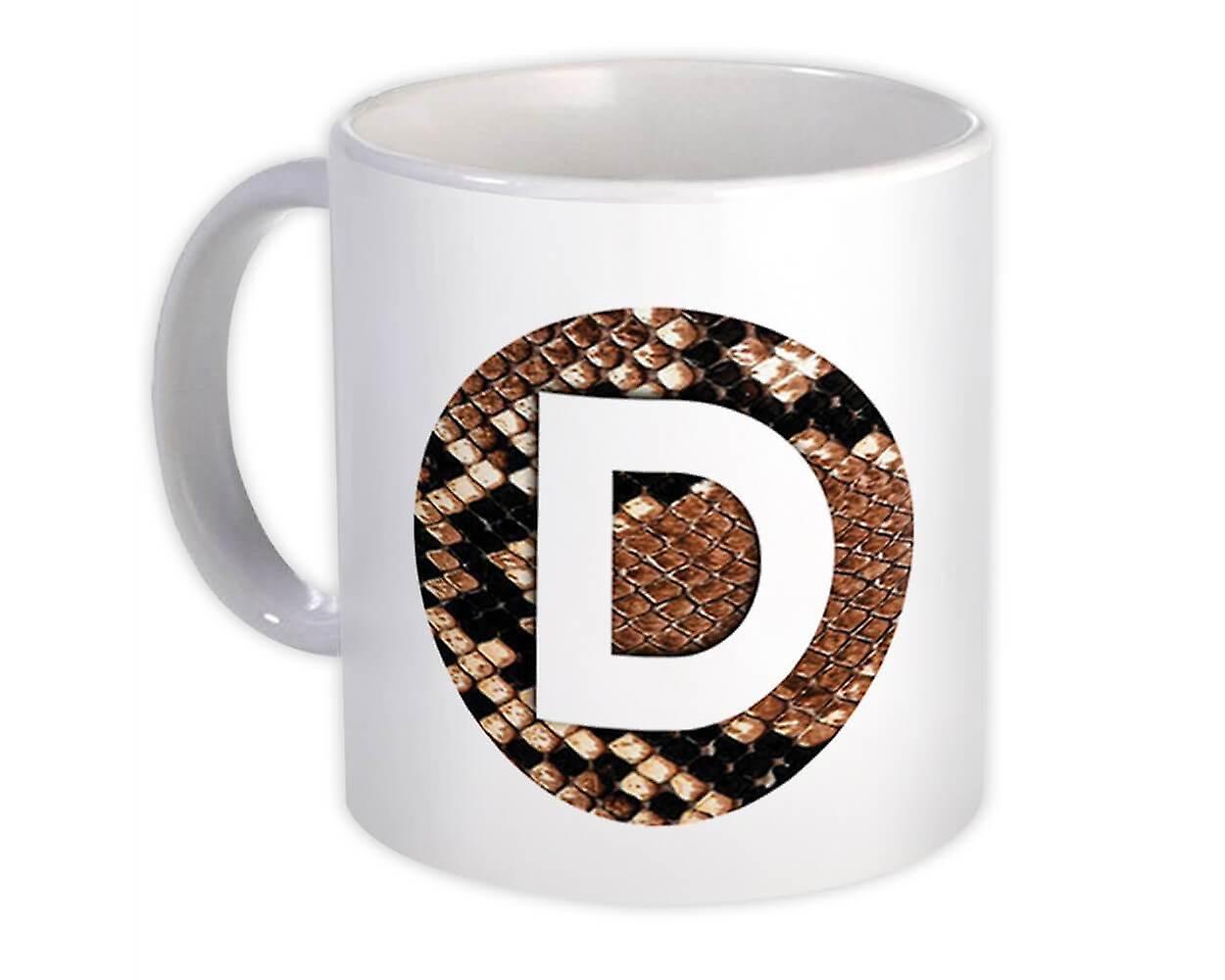 Lahjamuki: Monogrammikirjain D Käärme