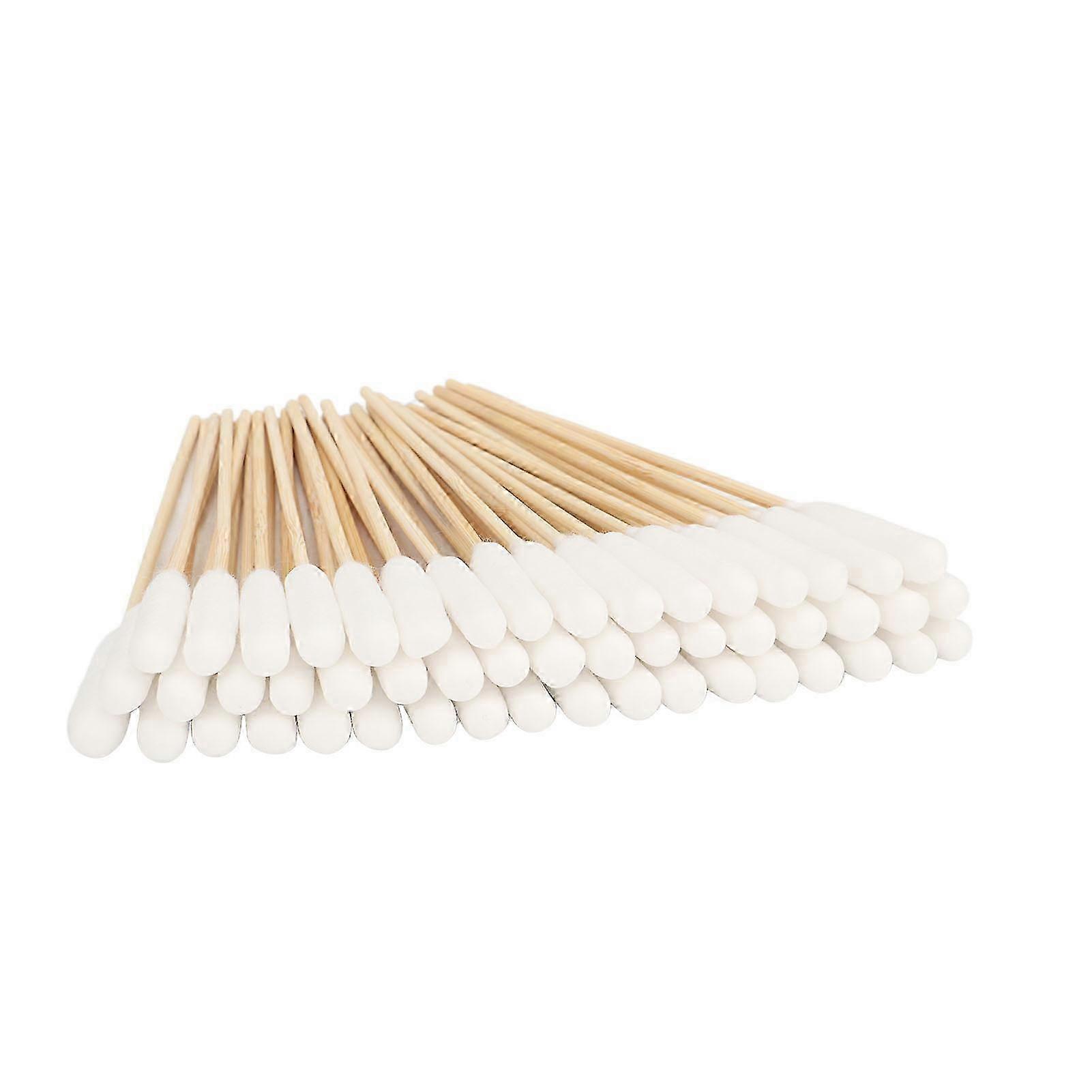 100pcs Dog Cat Cotton Buds Professional Dirt Removal Bamboo Stick Cotton Swabs For Cleaning Dogs Ears