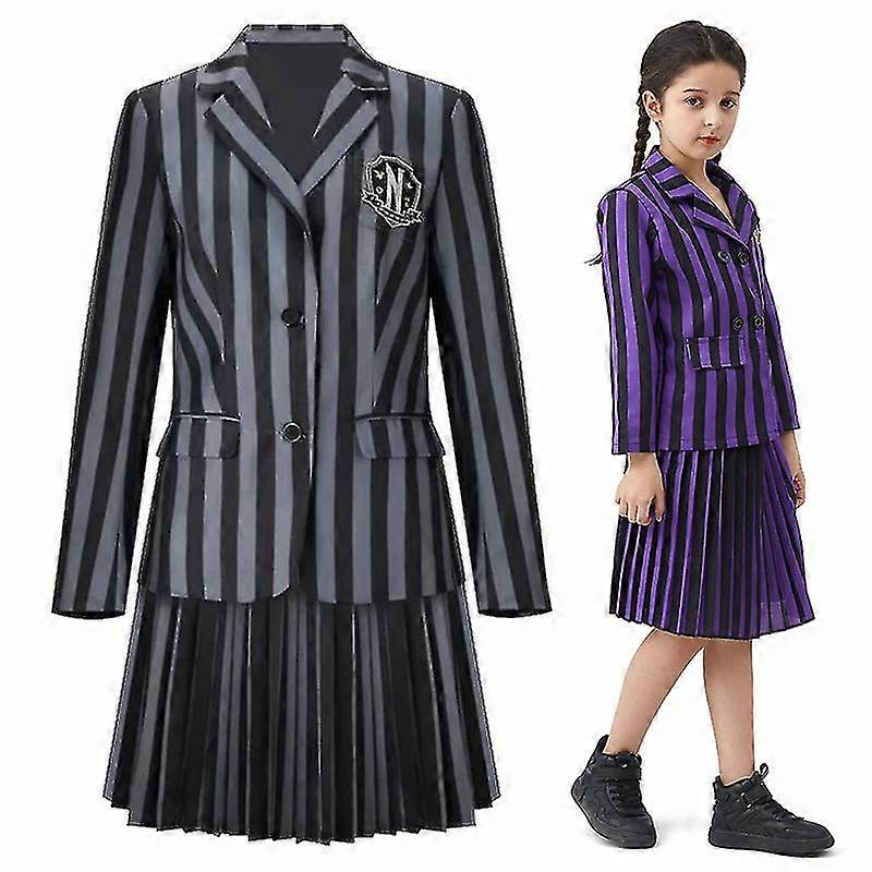 Τετάρτη Addams Cosplay Κοστούμι Set Nevermore Academy School Uniform Απόκριες Καρναβάλι Κόμμα Κοστούμι Για Γυναίκες Κορίτσι