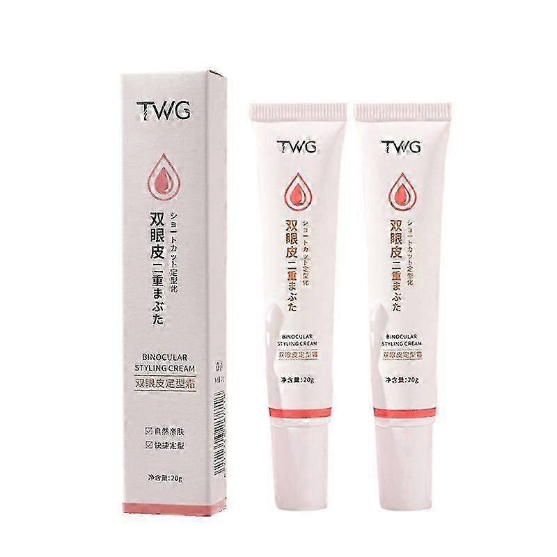 2pcs Double Eyelid Styling Cream, Double Eye Lid Shaping Cream Invisible Eye Lid Cream
