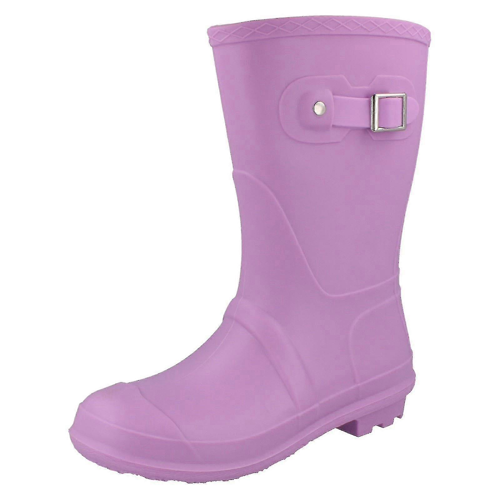 Womens Spot sur bottes détail boucle