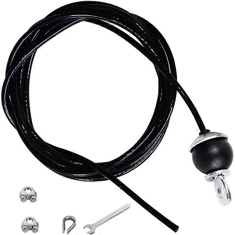 400cm Home Gym Fitness LAT Pulldown Cable Replacement, Adjustable Length for Pulley System Cable Ma