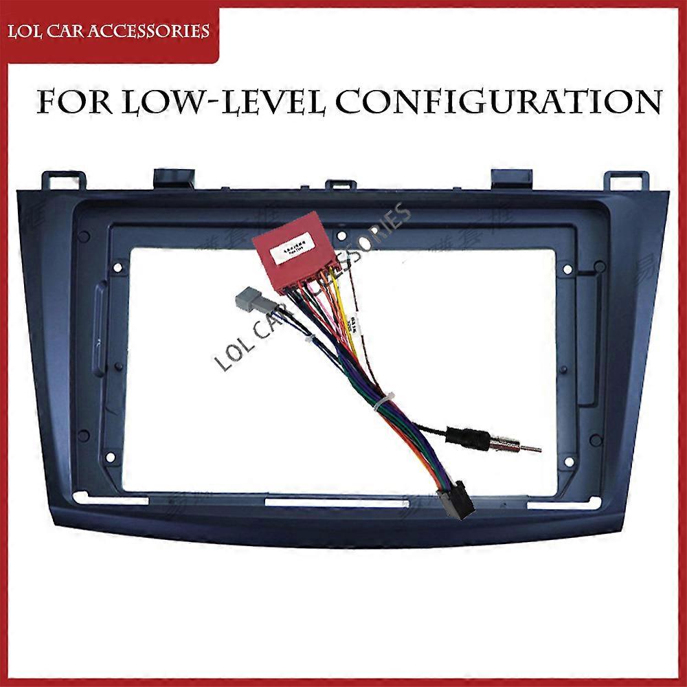 9 Inch Fascias For Mazda 3 2009-2013 Car Radio Android Stereo MP5 Player GPS Casing Frame Trim 2din Head Unit Dash Board Cover
