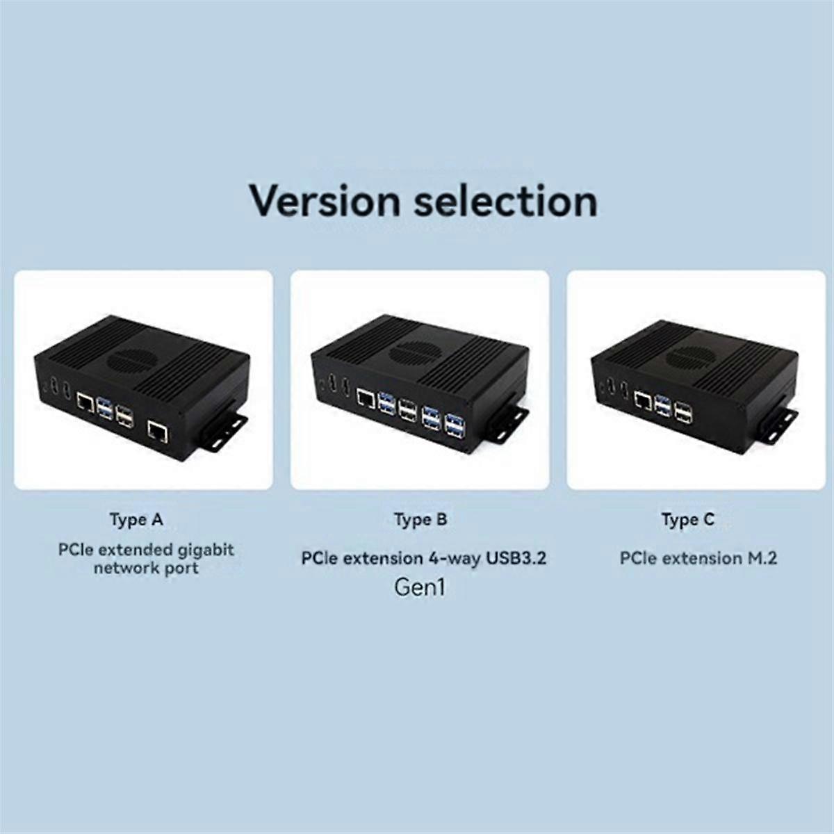 PCle Expansion 4-Channel USB3.2 Parts ل 5 آلات مدمجة من الألومنيوم - متوافقة مع 4K