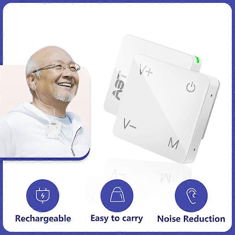 Mini Hearing Aid Rechargeable Speaker Amplifier Digital Earphone First Aids Ears Adjustment Tool For Senior Elderly Dropshipping