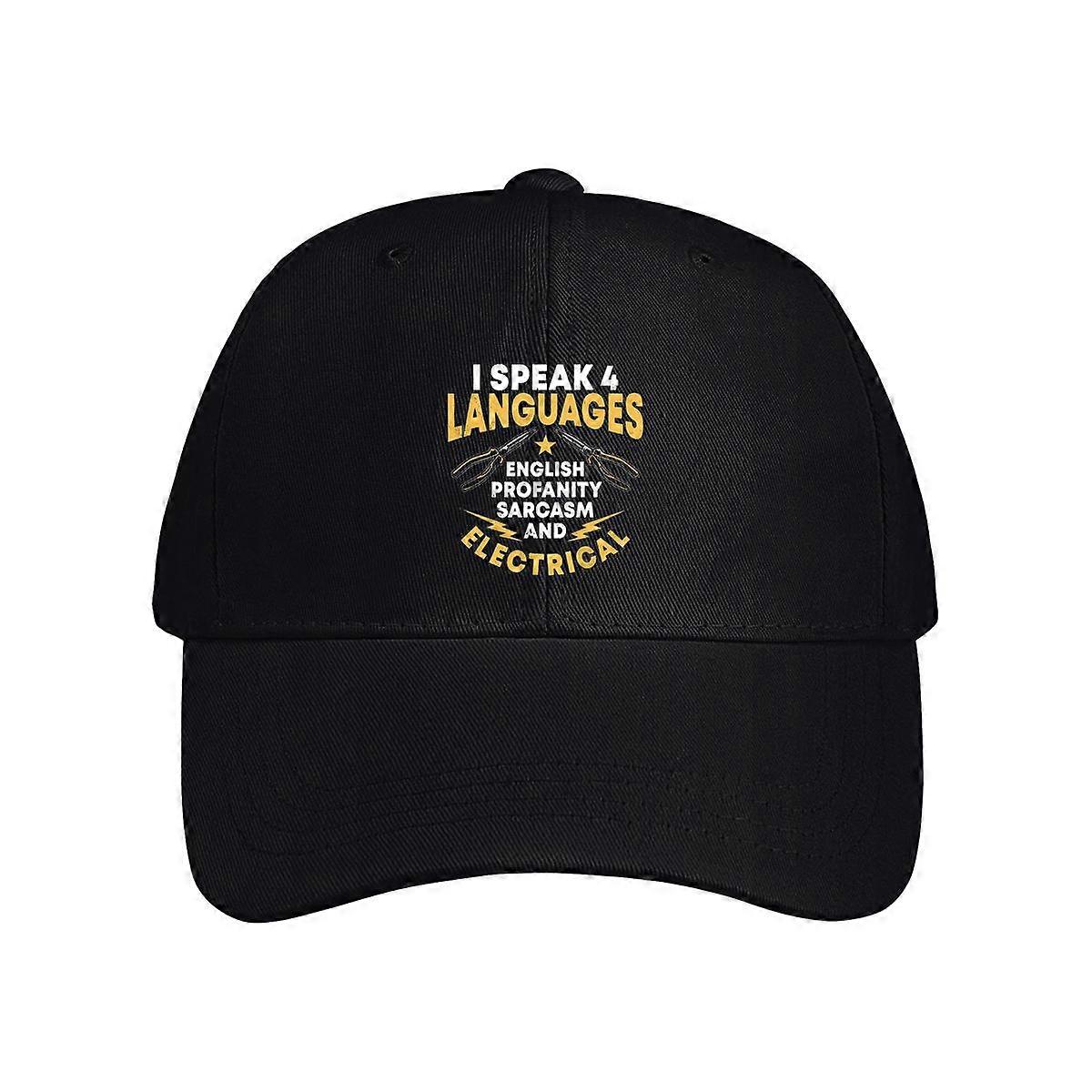 I Speak 4 Languages Vintage Baseball Cap
