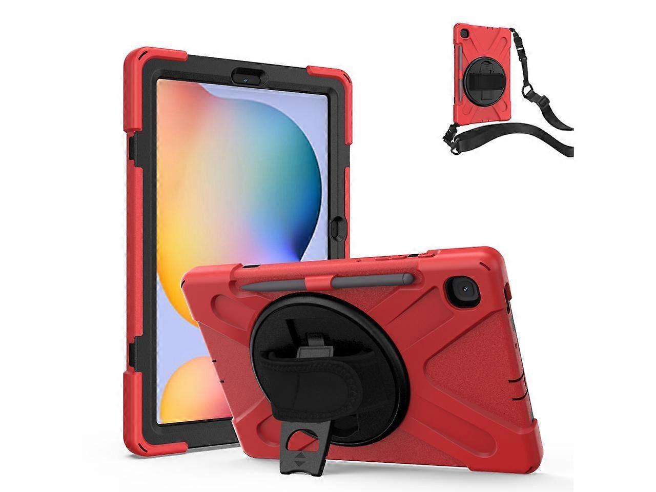 Case for Samsung Galaxy Tab S6 Lite 10.4 inch 2020 2022 2024 Model SM-P620 P625 P610 P613 P615 P619 Protective Cover with Pencil, Stand, Hand & Should