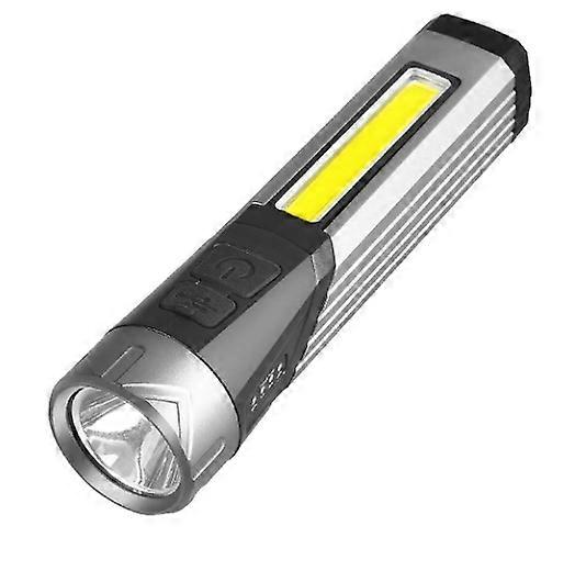 Flashlight,Usb Charging Light Multipurpose Telescopic Zoom Flashlight for Camping Accessories