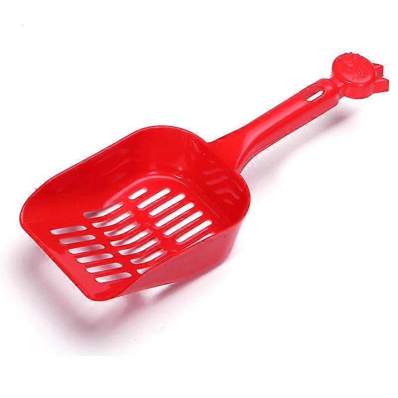 Red-Recycled Plastic Cat Litter Scoop