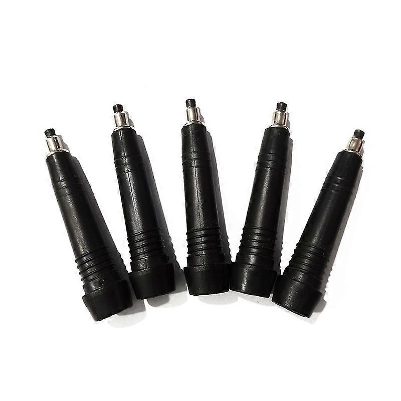 Trekking Pole Tips, 5 PCS Replacement Trekking Pole Tips Carbon Tungsten Steel Portable Alpenstock Replacement Trekking Pole Tips for Hiking