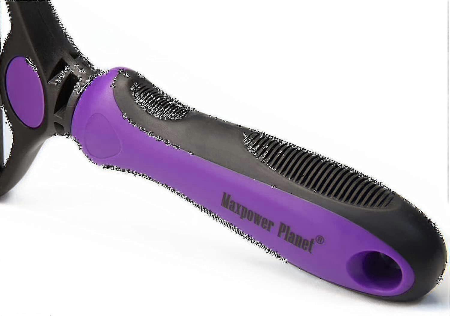 Maxpower Planet Pet Grooming Brush - Double Sided Shedding And Dematting Undercoat Rake Comb For Dogs And