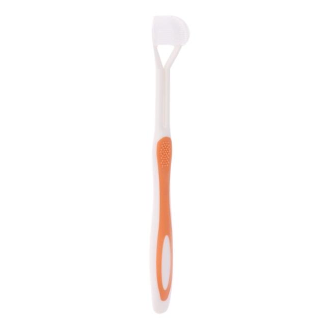 1x 3 Sided Toothbrush Ultrafine Soft Bristle Adult Tooth Brush For Health TeethToothbrushes