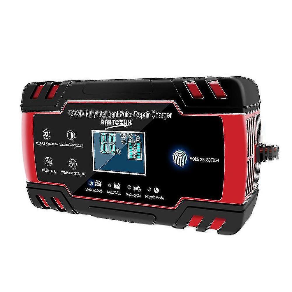 Full Automatic Car Battery Charger 12v 24v Smart Fast Power Charging Suitable For Car Motorcycle Wit