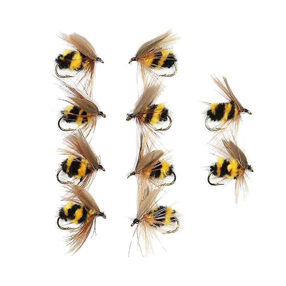 10Pack Artificial Insect Hornet Soft Bait Lure Worm Trout Bionic Fishing
