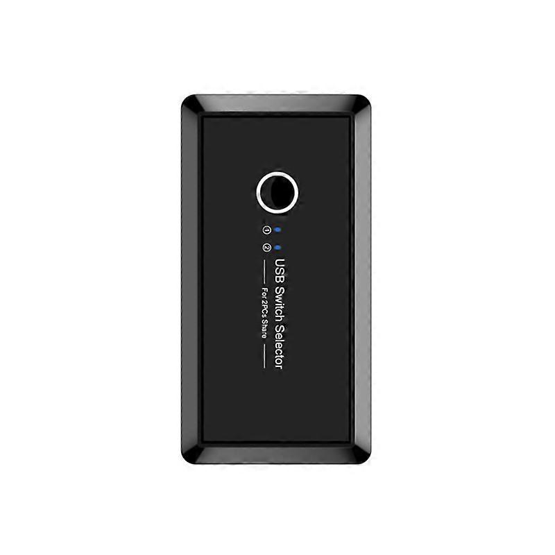 KVM Switcher USB 2.0 Switch Selector 4 Ports Out 2 Computers Adapter Hub