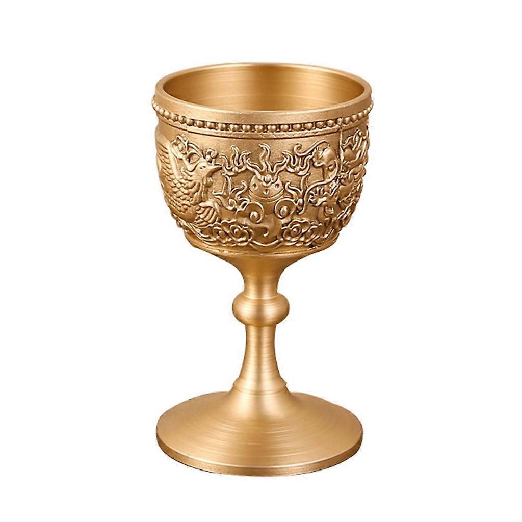Small Goblet Small Pure Brass Wine Glass Classical Wine Set Copper Wine Cup